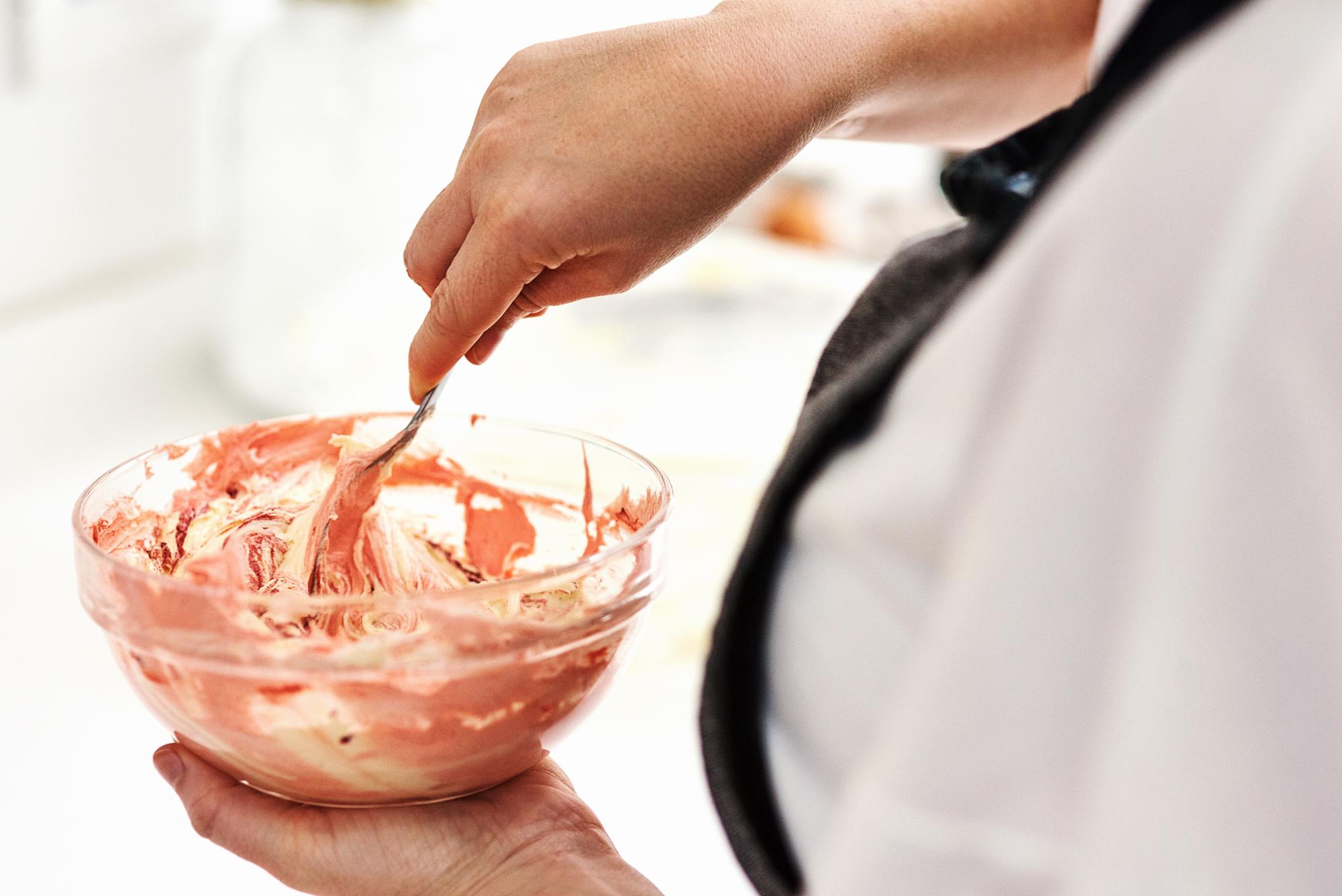 Chef preparing artisanal dish in warm kitchen